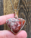 Agate diffuser necklaces -Slice, Moroccan and Crazy Lace