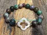 Agate stretch diffuser bracelets - Indian