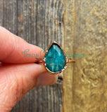 Amazonite rings
