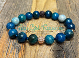 Apatite stretch diffuser bracelet