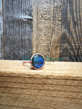 Labradorite Electroformed rings