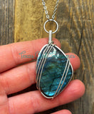 Labradorite Freeform necklaces