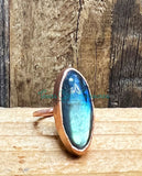 Labradorite Electroformed rings