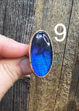 Labradorite Electroformed rings