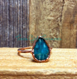 Amazonite rings