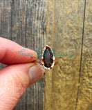 Smokey Quartz Electroformed ring