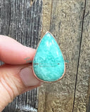 Amazonite rings