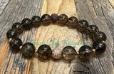 Smokey Quartz stretch diffuser bracelets