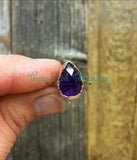 Amethyst Electroformed ring