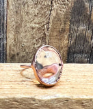 Clear Quartz Electroformed ring