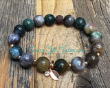 Agate stretch diffuser bracelets - Indian