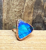 Labradorite Electroformed rings