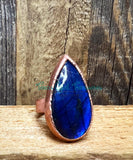 Labradorite Electroformed rings