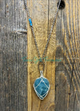 Aquamarine necklaces