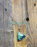 Labradorite Triangular Point Diffuser necklaces