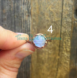 Moonstone rings