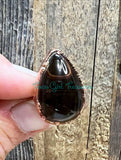 Smokey Quartz Electroformed ring