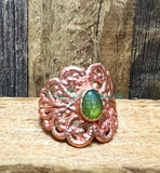 Vesuvianite rings