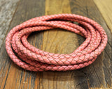 Oval hook clasp leather bracelet - Pick your leather