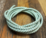 Oval hook clasp leather bracelet - Pick your leather