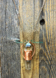 Quartz roller bottle necklaces