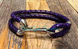 Hook and Latch leather braceletn
