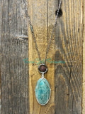 Amazonite diffuser necklaces