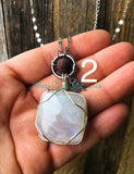Moonstone Diffuser necklaces