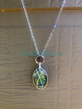 Labradorite Oval Diffuser Necklaces - 1.5” and larger
