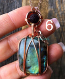 Labradorite Rectangular necklaces