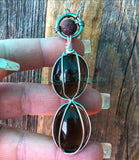 Smokey Quartz Diffuser Necklace