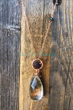 Lodolite diffuser necklace
