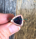 Amethyst Electroformed ring