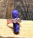 Amethyst Electroformed ring