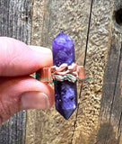 Amethyst Electroformed ring