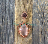 Rose Quartz Diffuser Necklace
