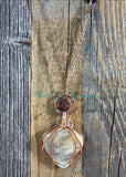 Belomorite Diffuser Necklaces in Copper