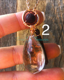 Lodolite diffuser necklace