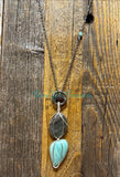 Amazonite diffuser necklaces