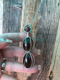 Smokey Quartz Diffuser Necklace