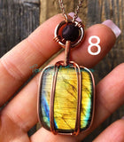 Labradorite Rectangular necklaces