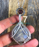 Belomorite Diffuser Necklaces in Silver