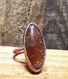 Sunstone Electroformed Rings