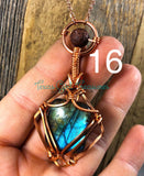 Labradorite Rectangular necklaces