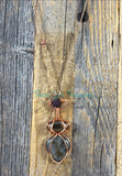 Sunstone & Labradorite Diffuser Necklaces