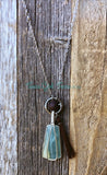 Blue Calcite diffuser necklaces - Silver