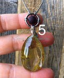 Rutilated Quartz Diffuser necklaces