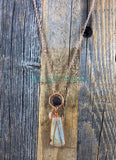 Blue Calcite diffuser necklaces