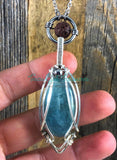 Aquamarine necklaces