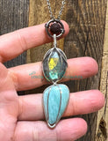 Amazonite diffuser necklaces